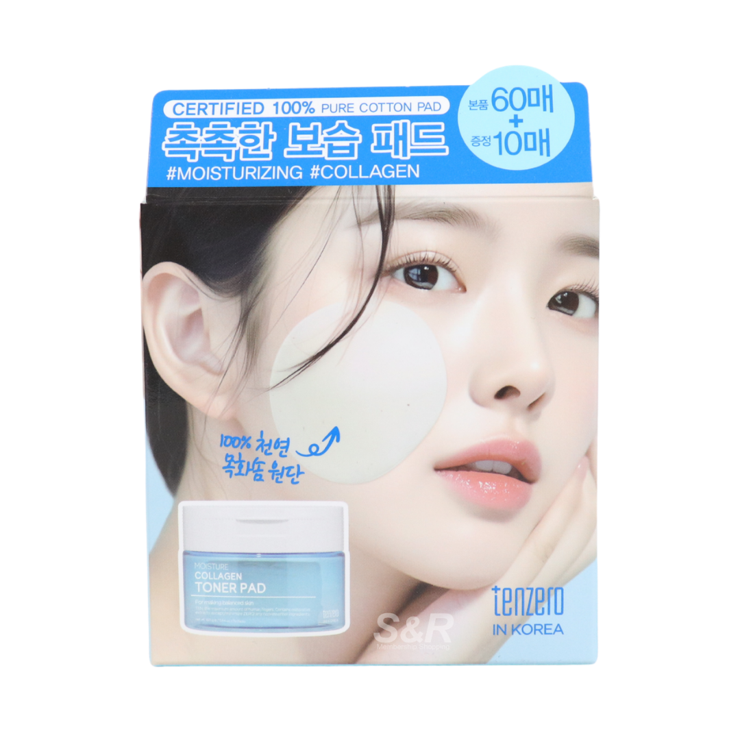Tenzeno Moisture Collagen Toner Pad 160g